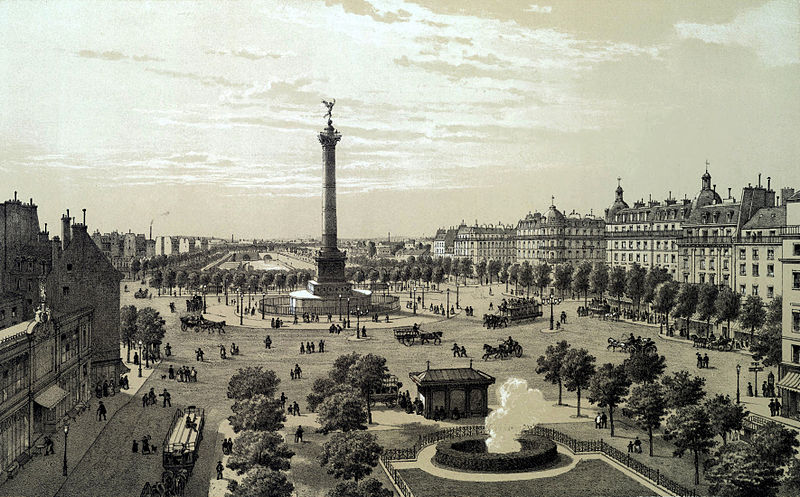 Place de la Bastille, 1878