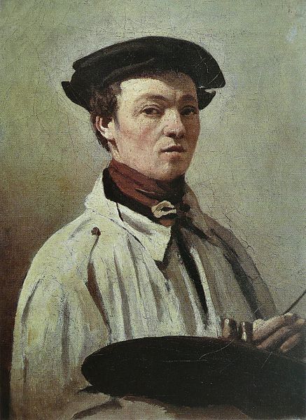 437px Jean Baptiste Camille Corot autoportrait