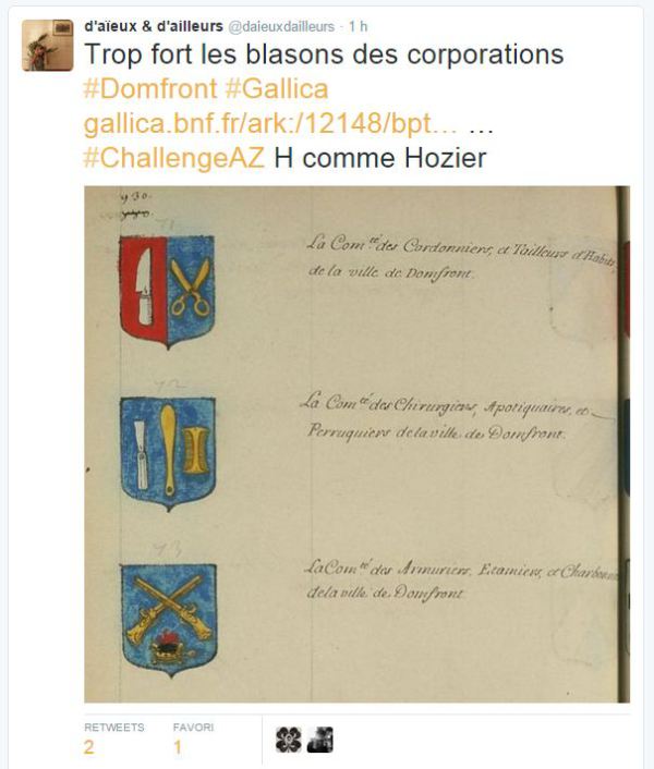 heraldique tweet