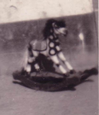 Cheval à bascule de Guy Le Brun, vers 1930, Le Guilvinec