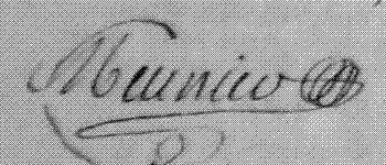 Louis Meunier (signature)