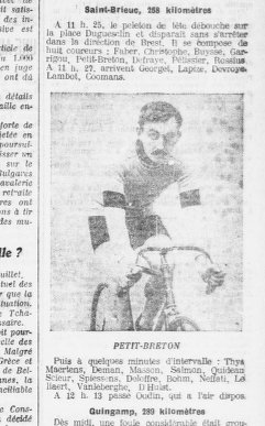 Ouest-Eclair, 4 juillet 1914 - Le Tour de France en Bretagne